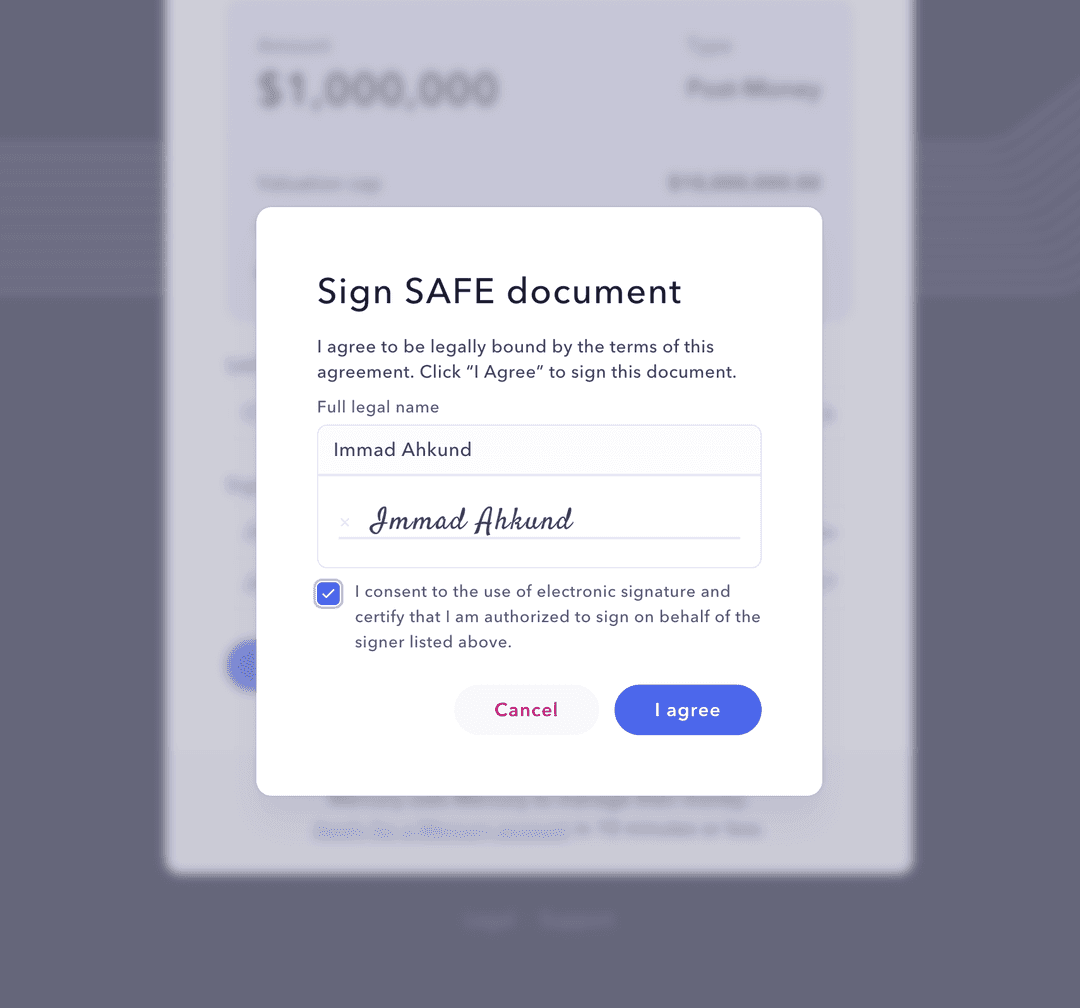 The public SAFE signing interface
