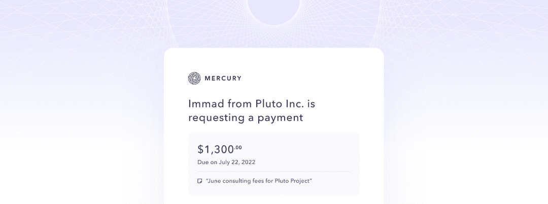 The public-facing Payment Request URL, from "Magical constraints (or How to turn bugs into features)"